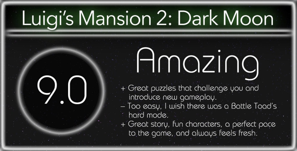 Luigis Mansion Dark Moon Review